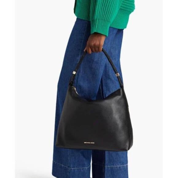 Michael Kors Black Pebbled “Lexington” Large Handbag! NWT!! - Picture 3 of 12